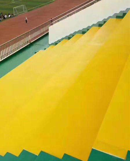 广水球场台阶翻新修补改造